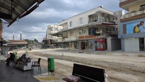 Geschäfte in Belek, Türkei
